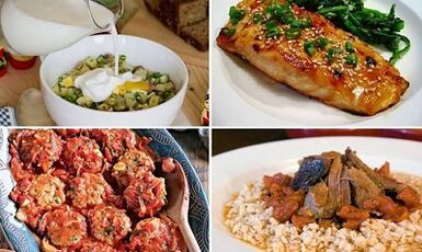 قواعد لطهي نظام غذائي البروتين